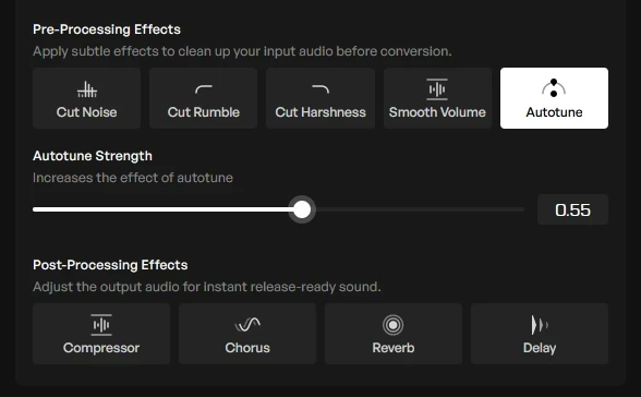 Optimizing autotune results