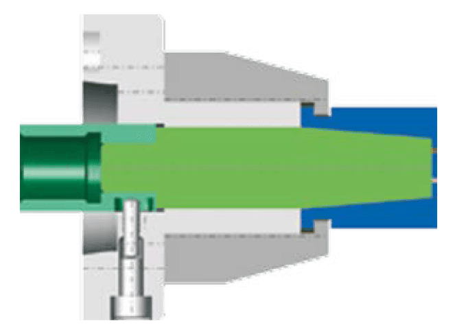 MAX FD1 Segmentspanndorn Seitenansicht