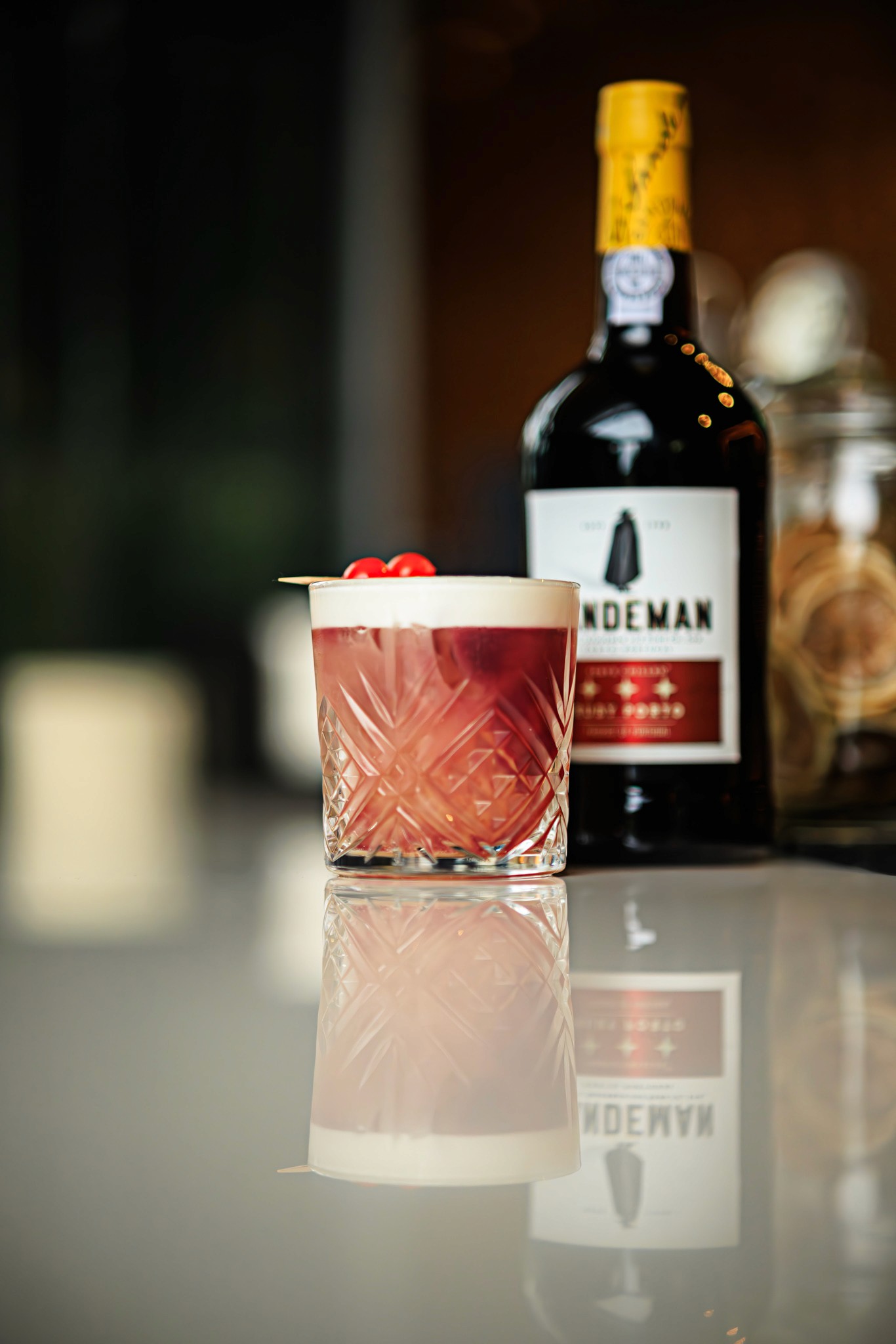 New York Sour cocktail at Her Upstairs