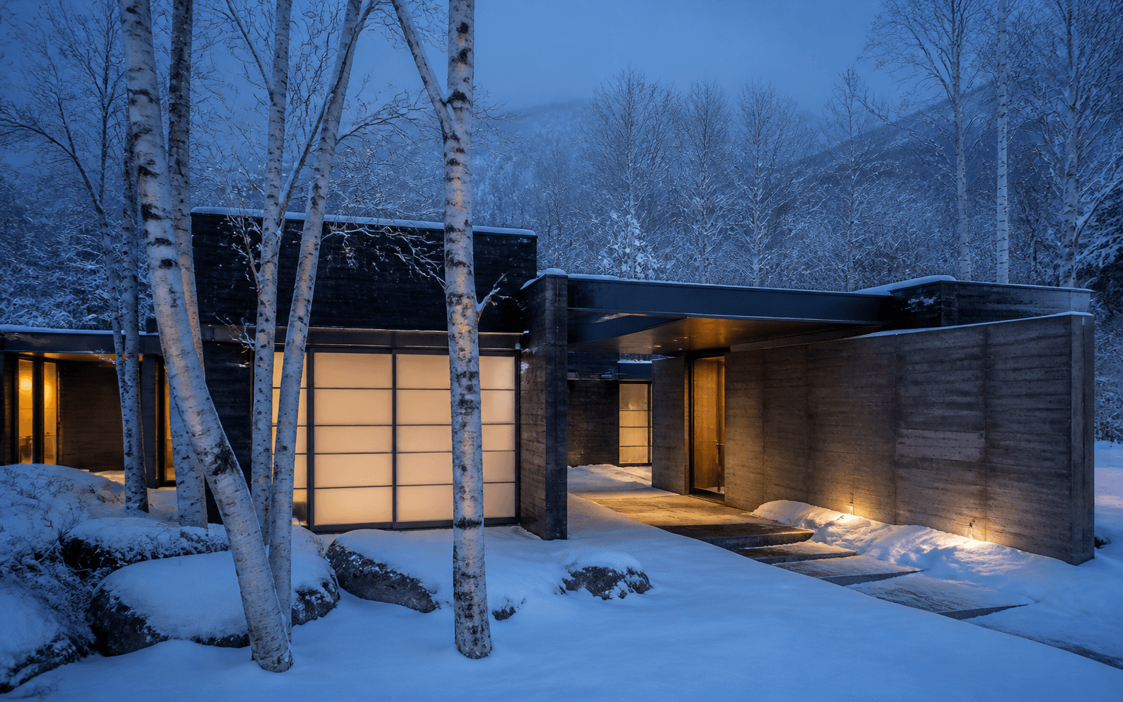 Snow Lantern exterior