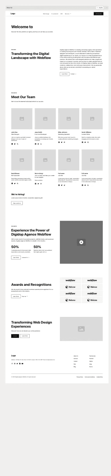 Branding project example