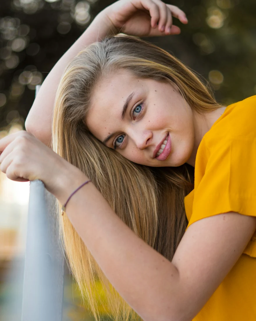 Three outfits, one yellow tee