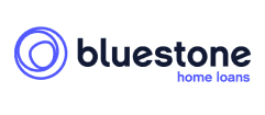 Logo of bluestone home loans.