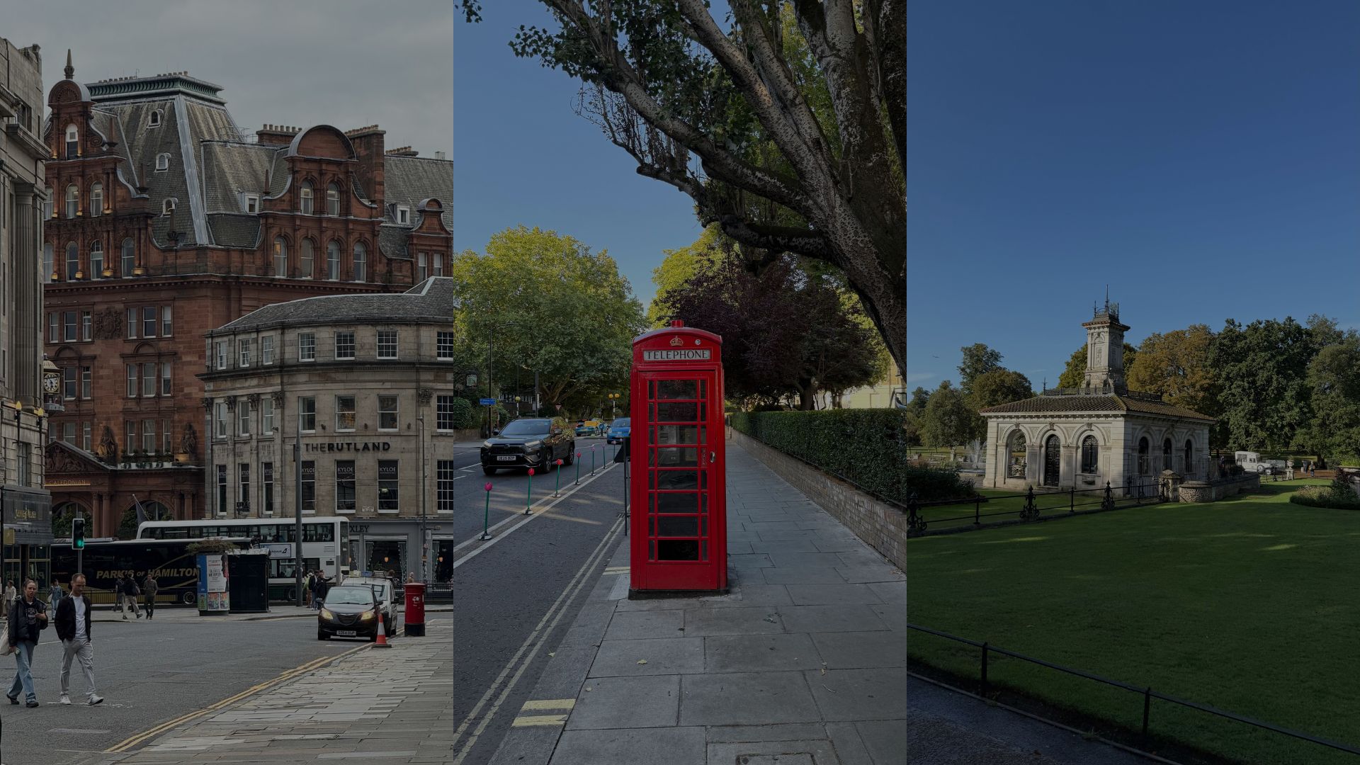 two people sitting on a bench looking at a mountain
