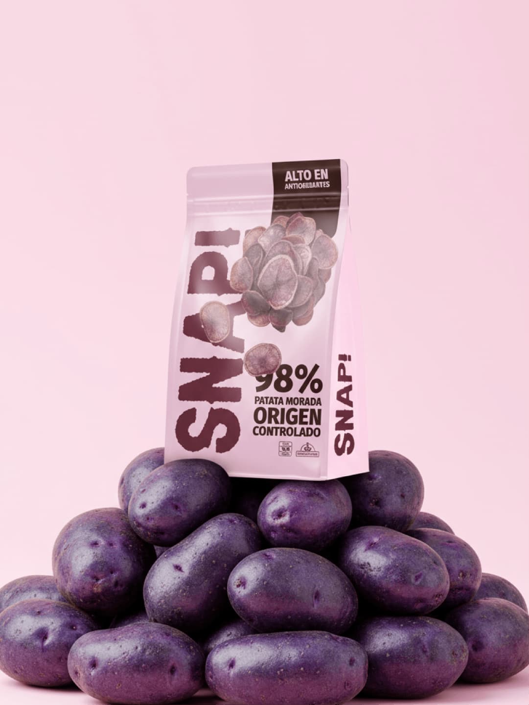 Proyecto de branding y packaging para marca de snacks orgánicos