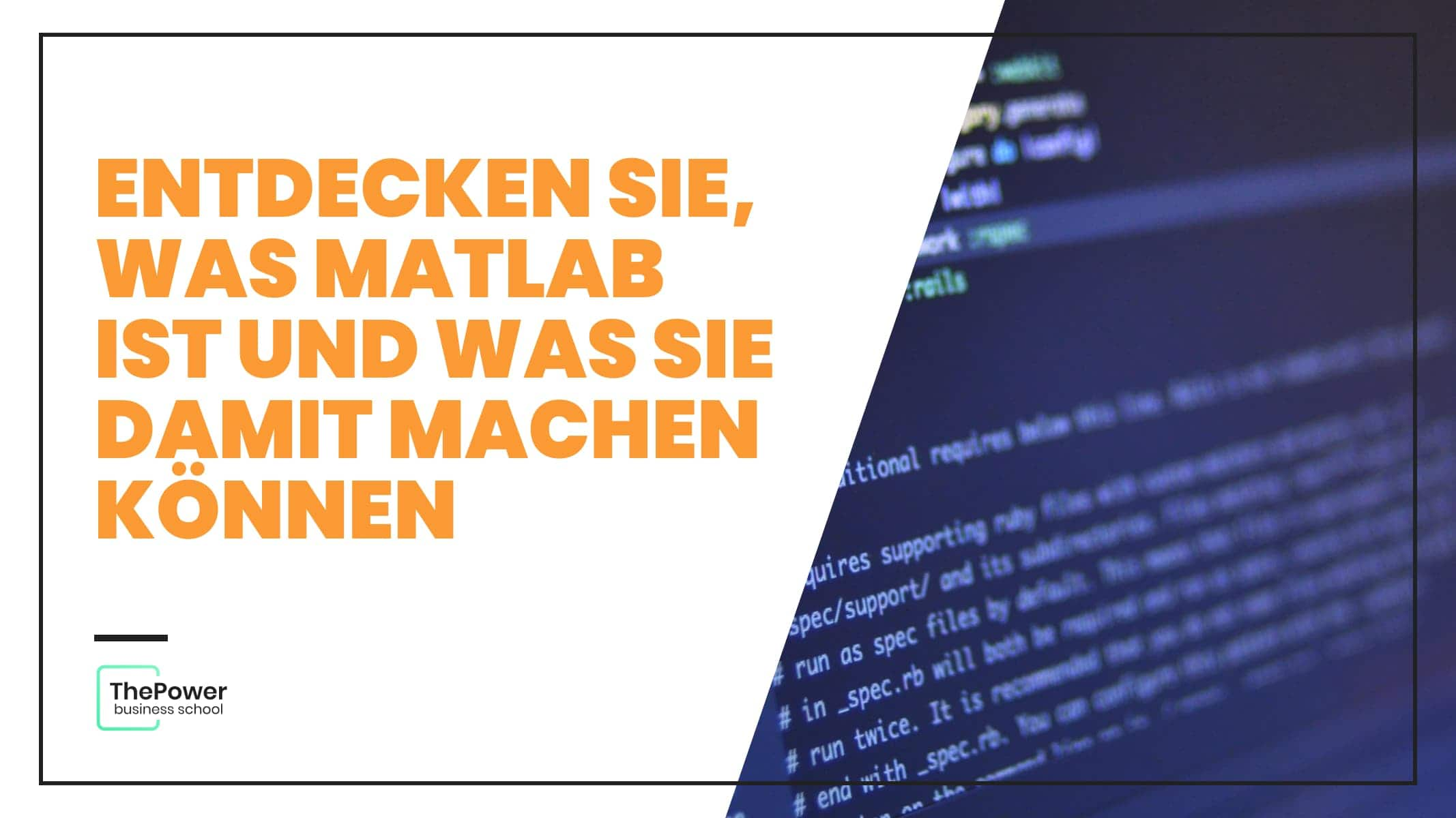 Entdecken Sie, was Matlab ist und was Sie damit machen können