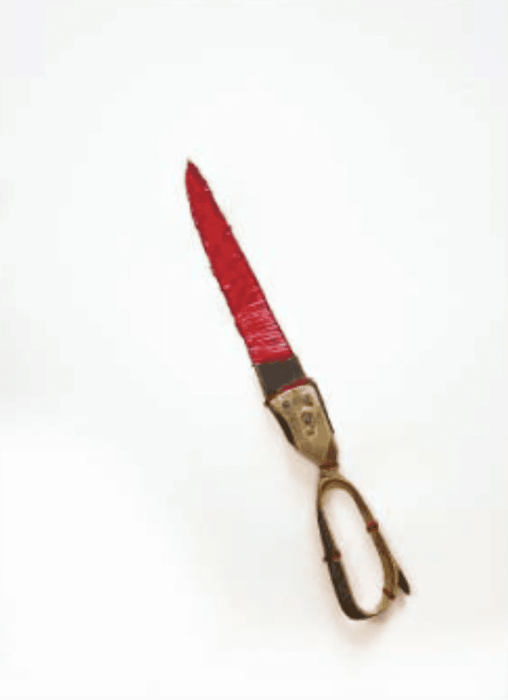 herd of sheep on road painting