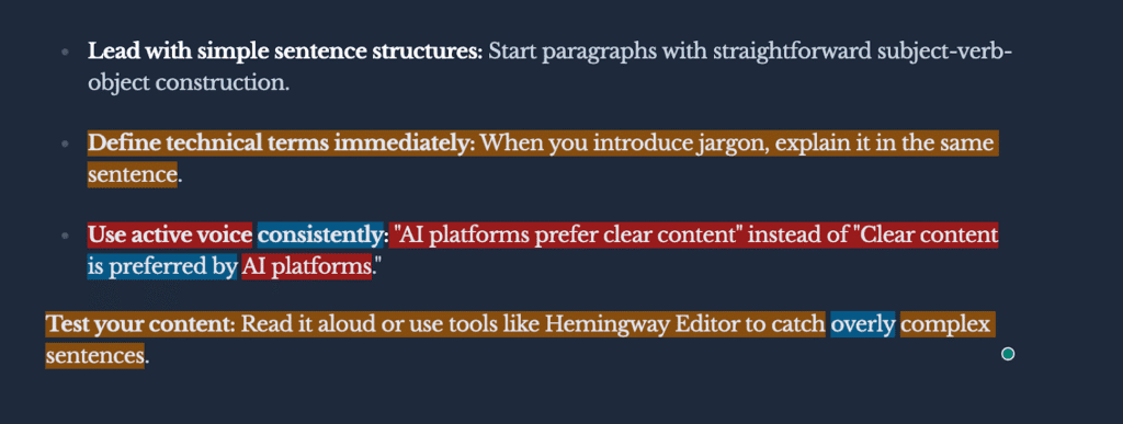hemingway editor