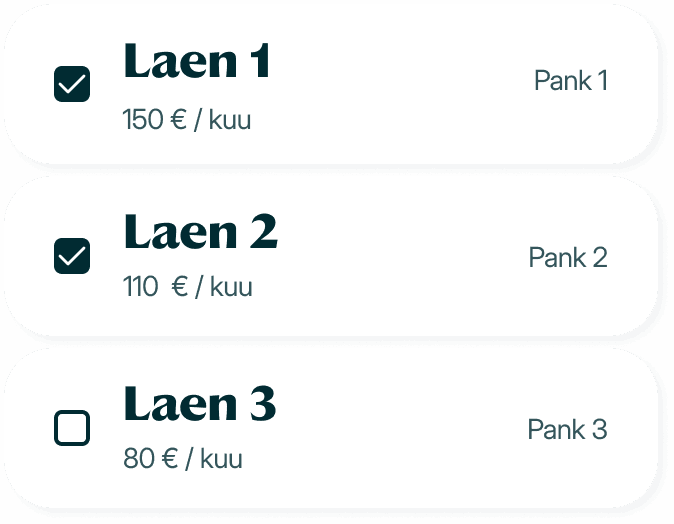 Raha, mis liigub sinu rütmis.