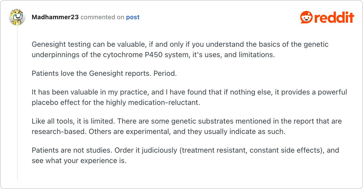 Post on Reddit