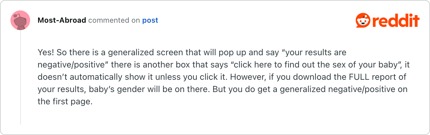 Post on Reddit