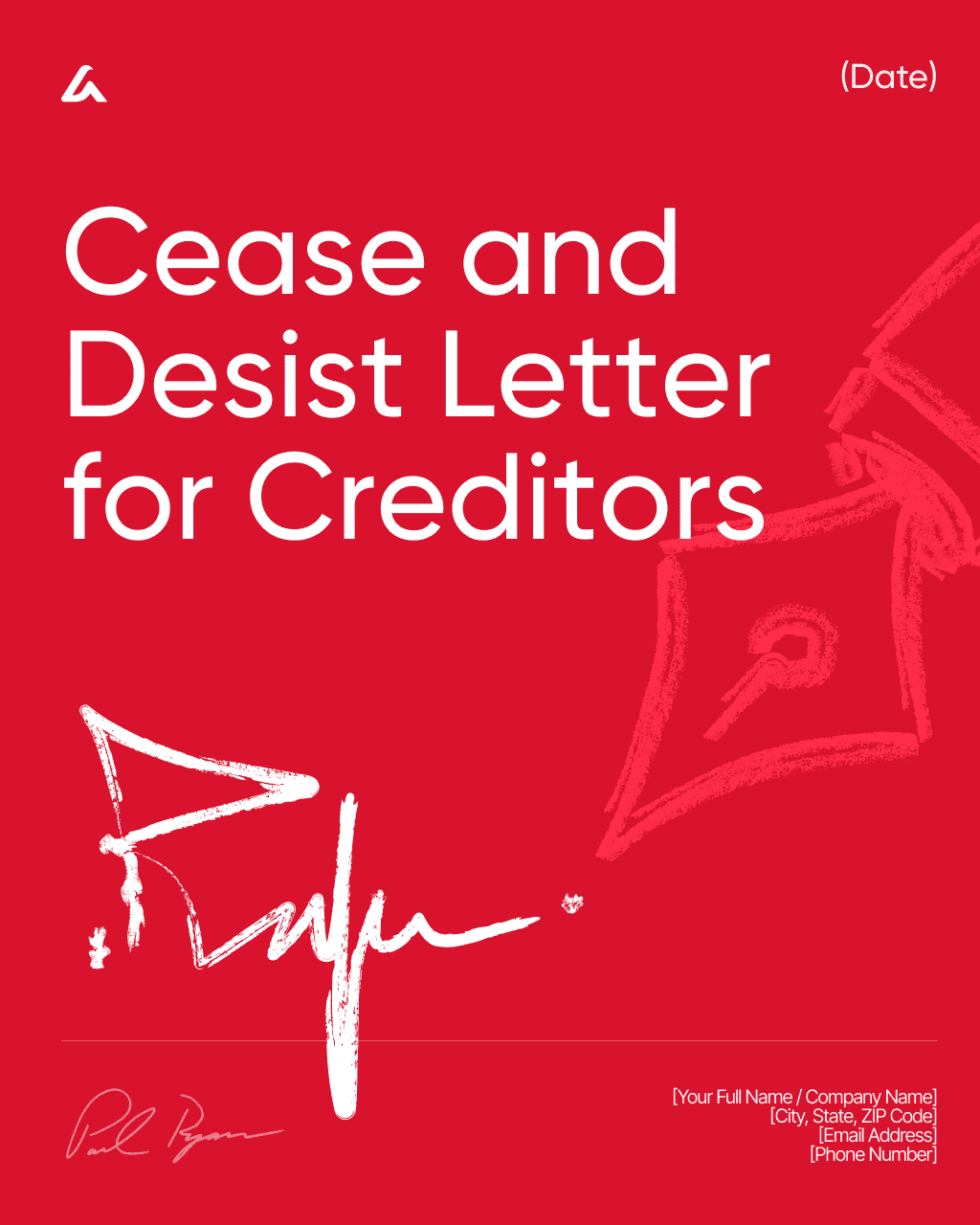 Cease and Desist Letter for Creditors