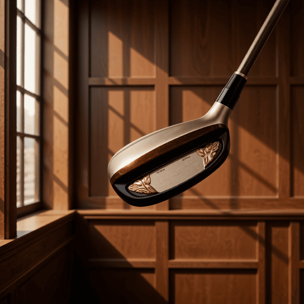 product photography of golf club head