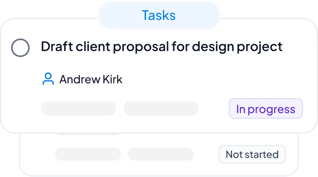 Manage Client Projects & Tasks Illustration