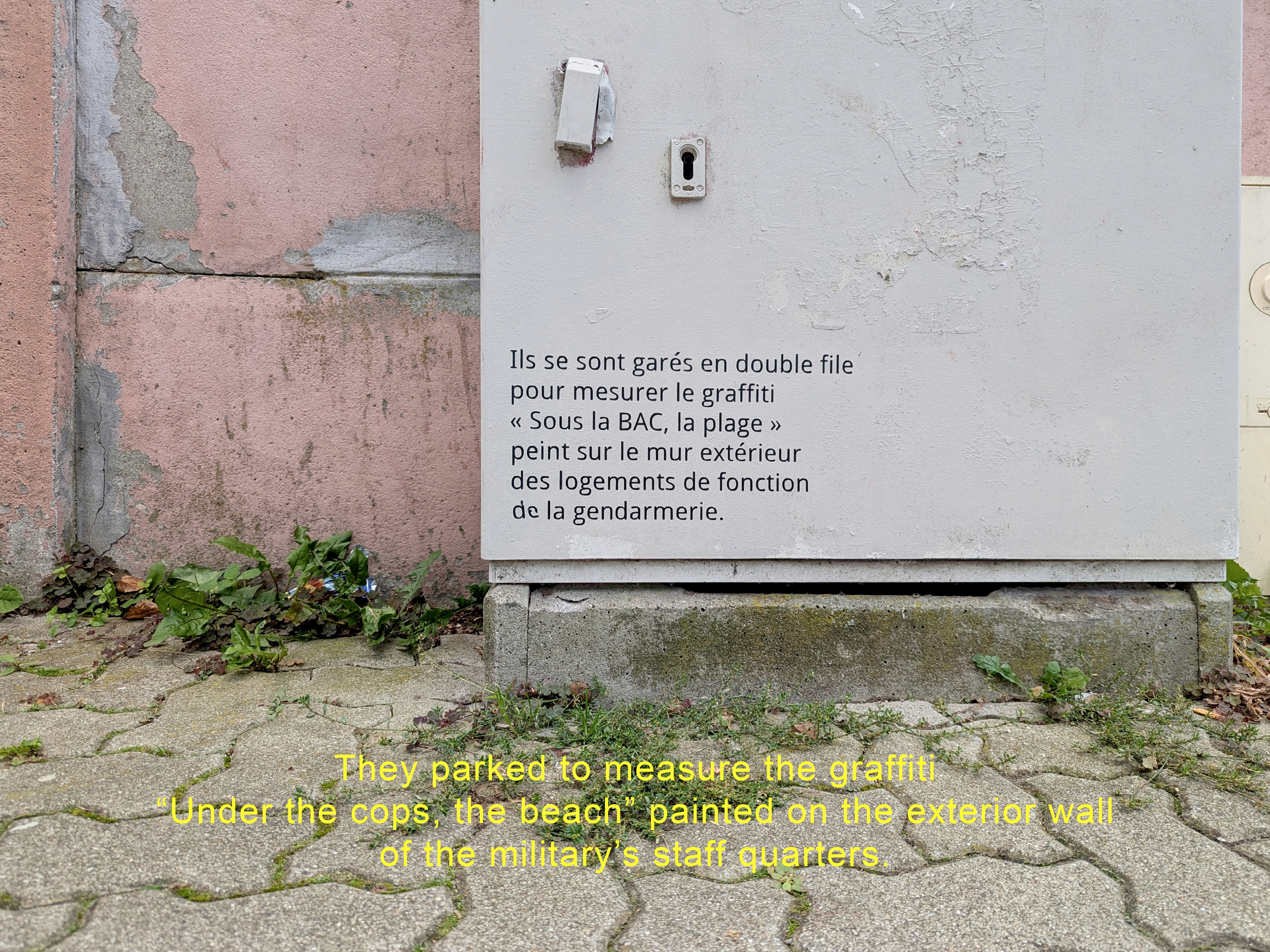 Inscripcions, Mathieu Tremblin, Strasbourg, France, uncommissioned, 2025