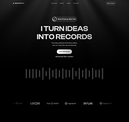 Waveform Framer Website Template Homepage 