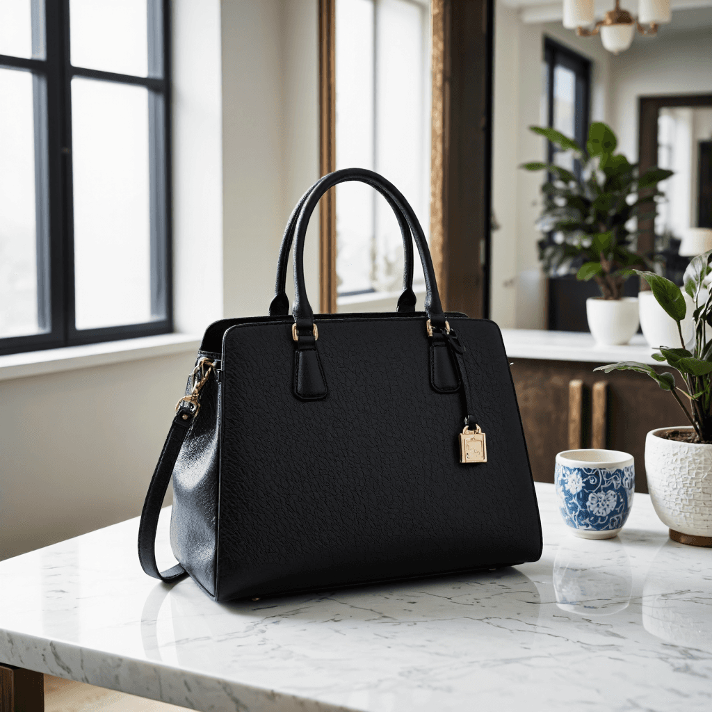 product photography of handbag