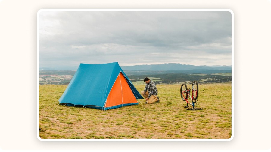 Foldable Beach Tent