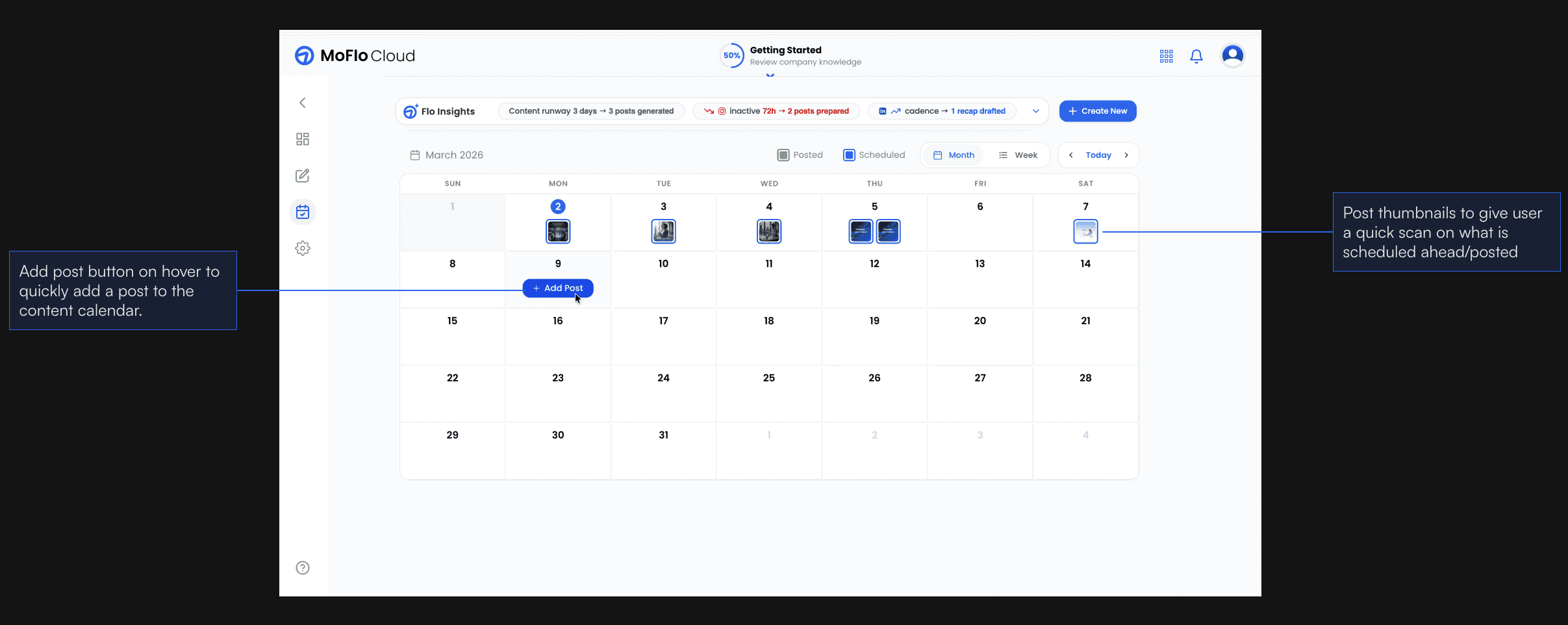Content pipeline view