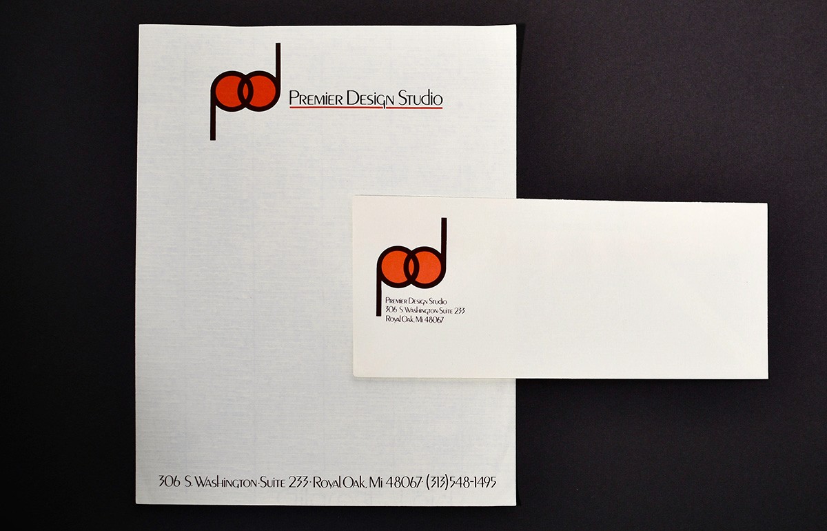 Premier Design Studio Logo on letterhead