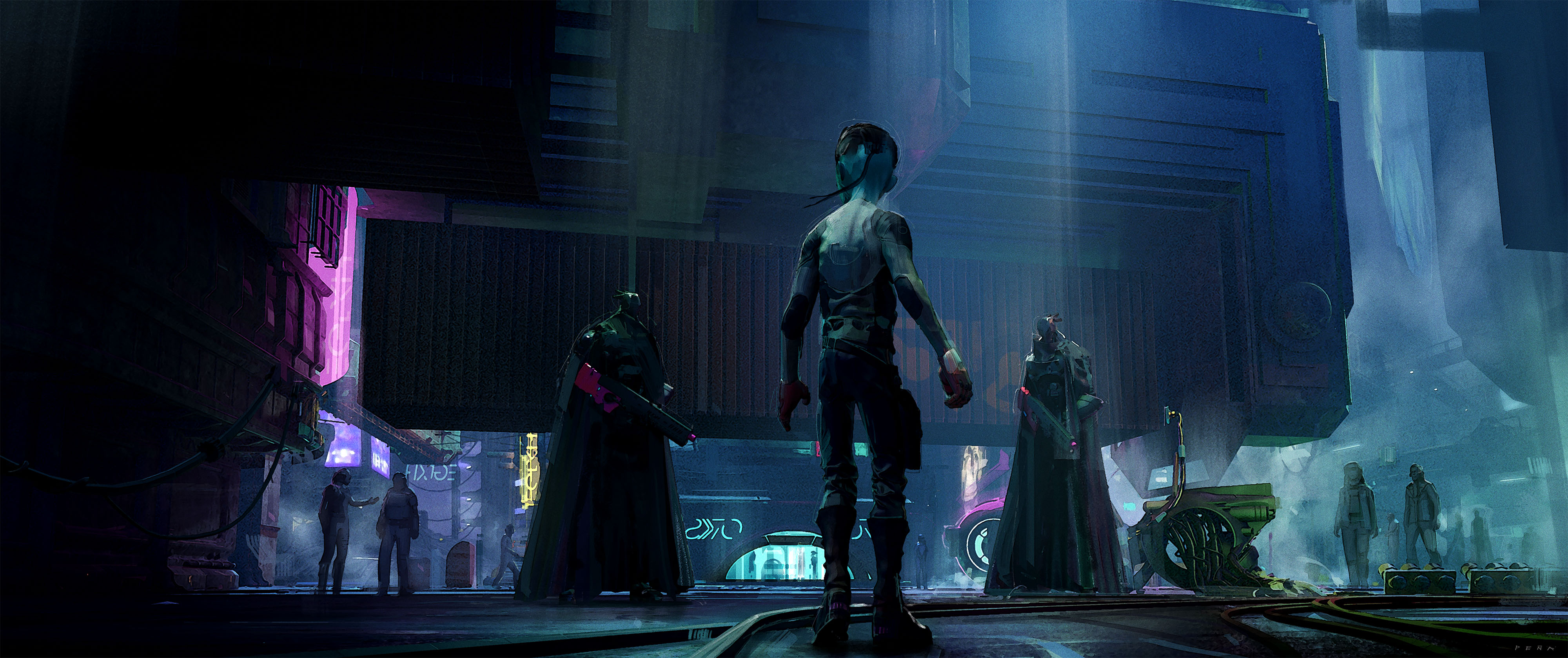 BOLO & KATO concept art – detailed environment design for distant world exploration