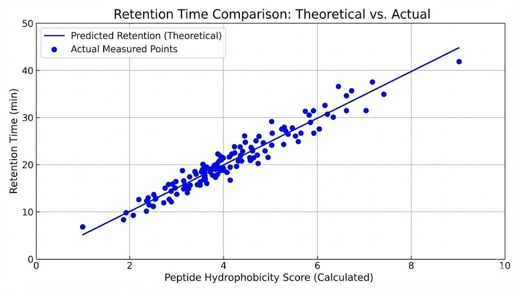how to read peptide elution