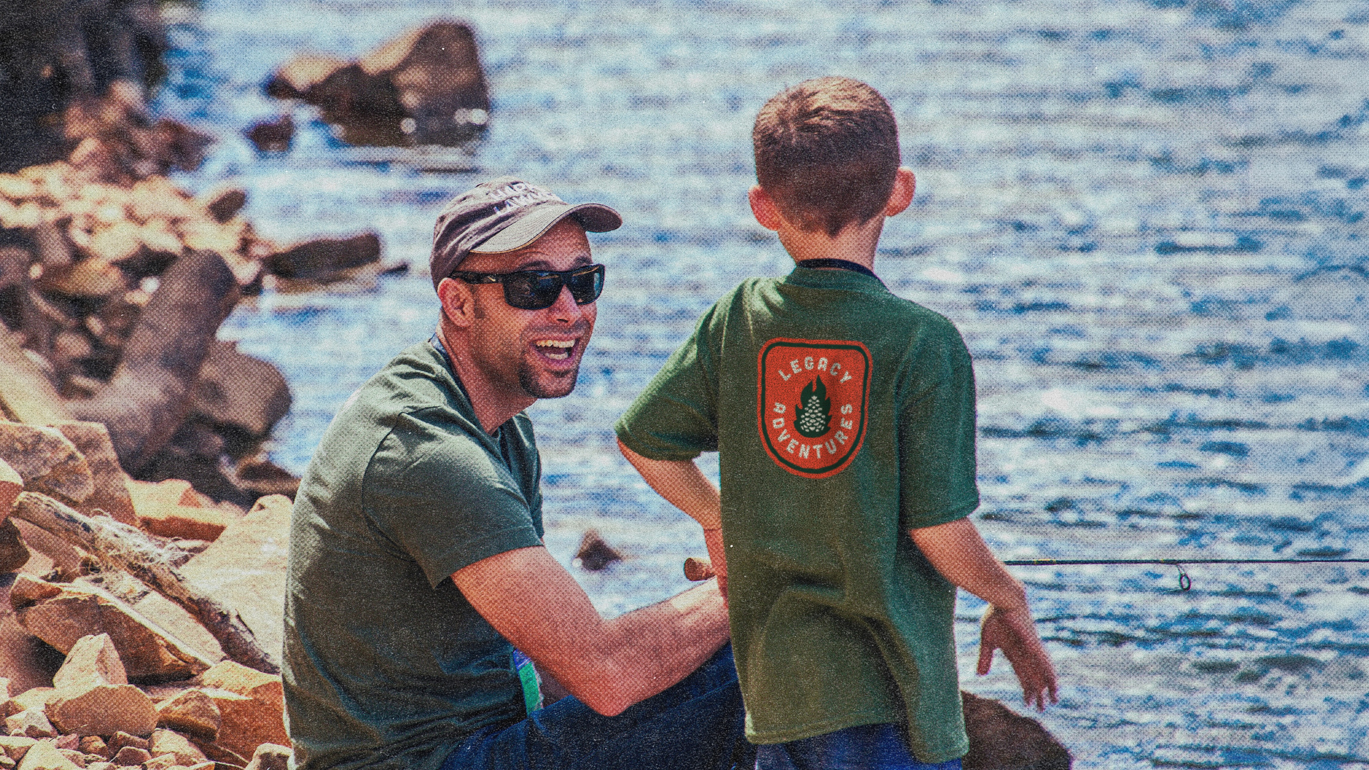 Father and Son on a Legacy Adventures trip