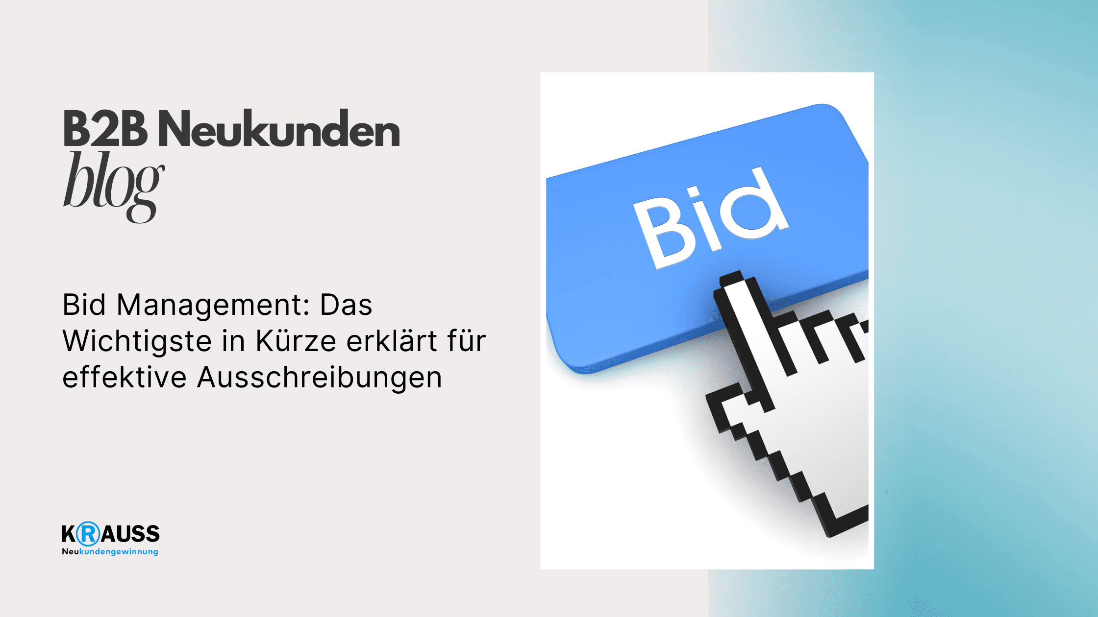 Bid Management: Das Wichtigste in Kürze erklärt für effektive Ausschreibungen