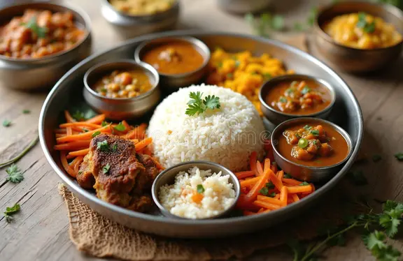 Meat Thali