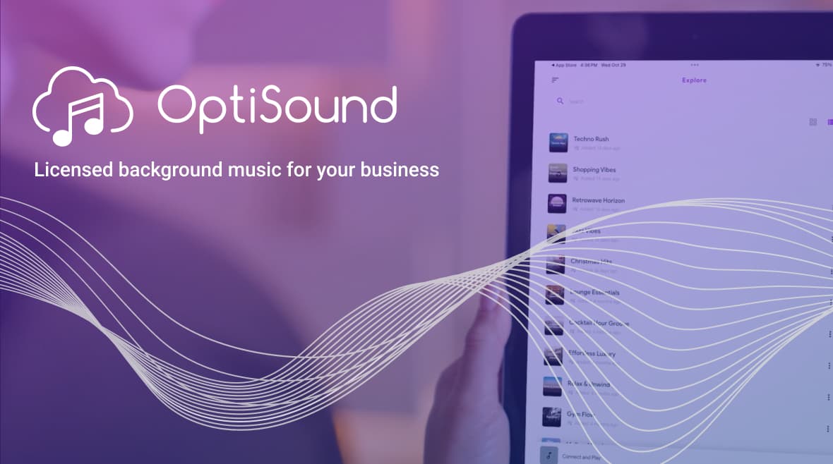 OptiSound - licensed background music for your business