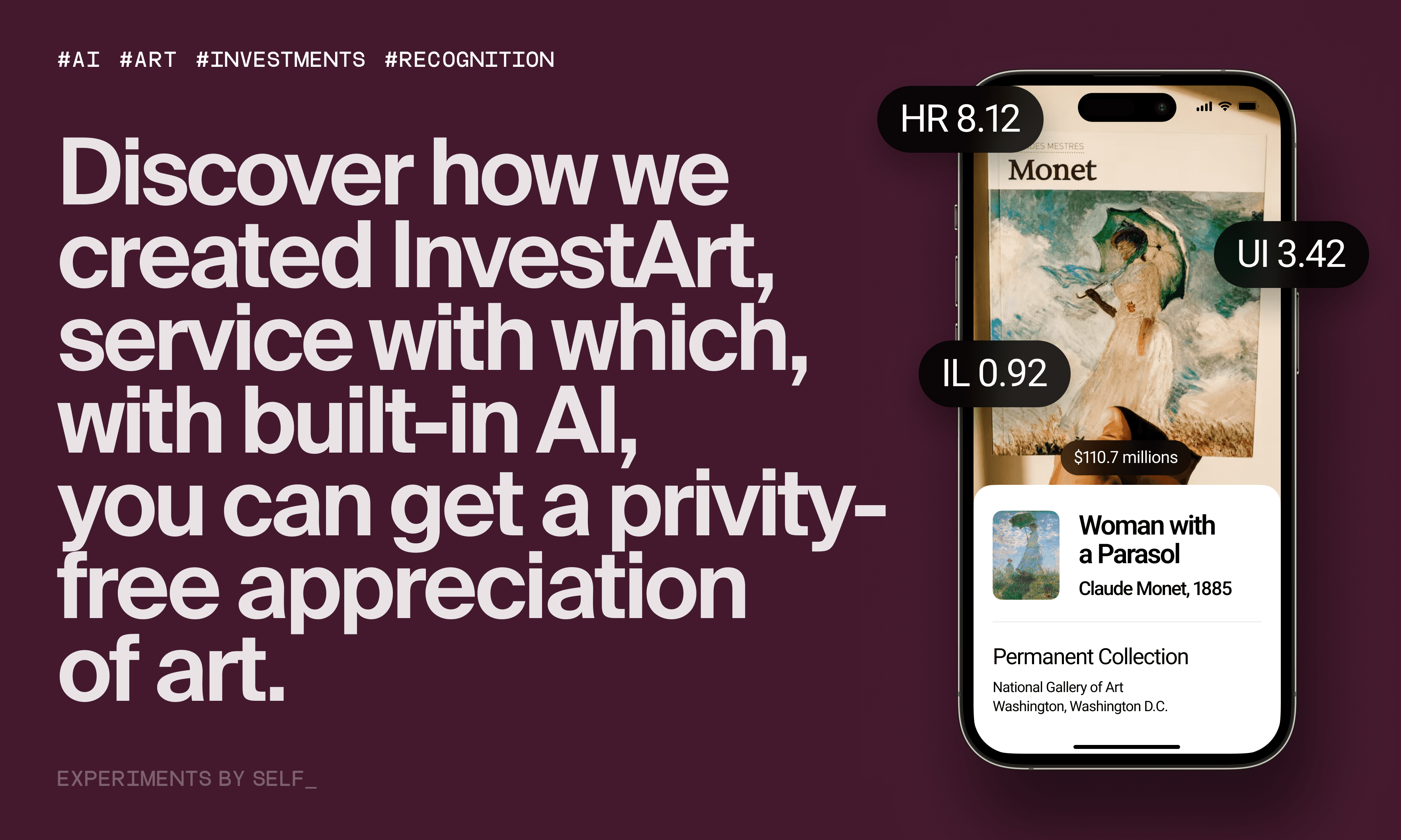 Find out how we created InvestArt, a service that, with built-in artificial intelligence, lets you appreciate art without help.