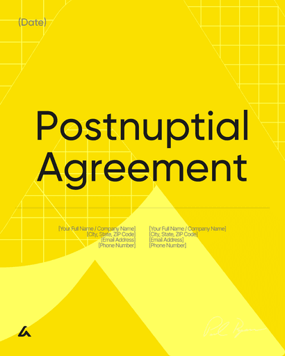 Postnuptial Agreement