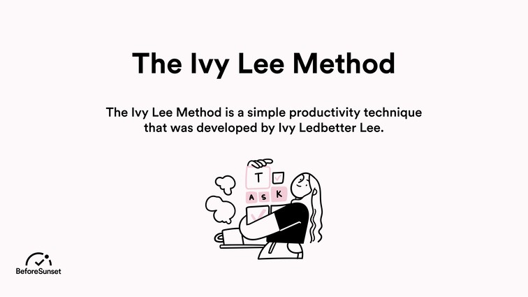 the ivy lee method