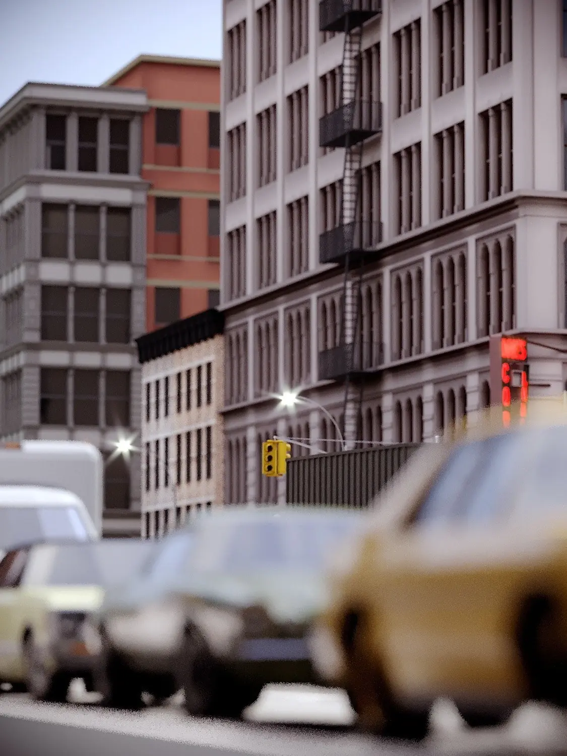 New York · Häuserzeile