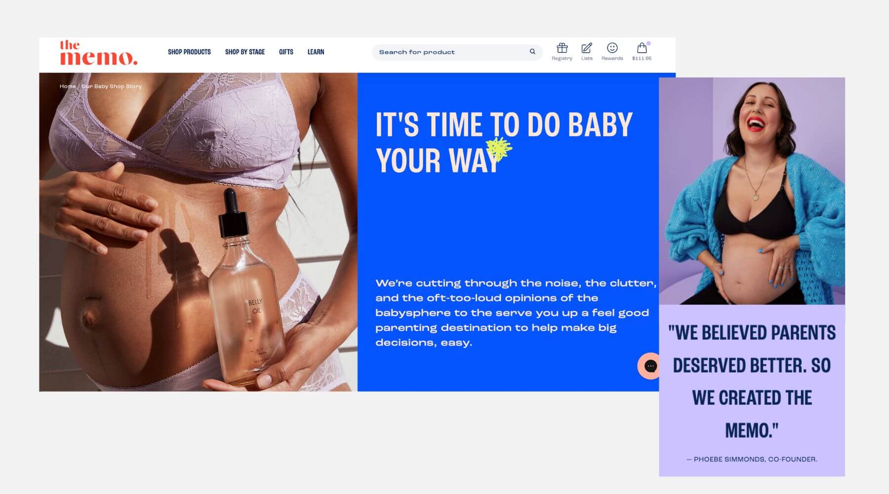 The Memo homepage