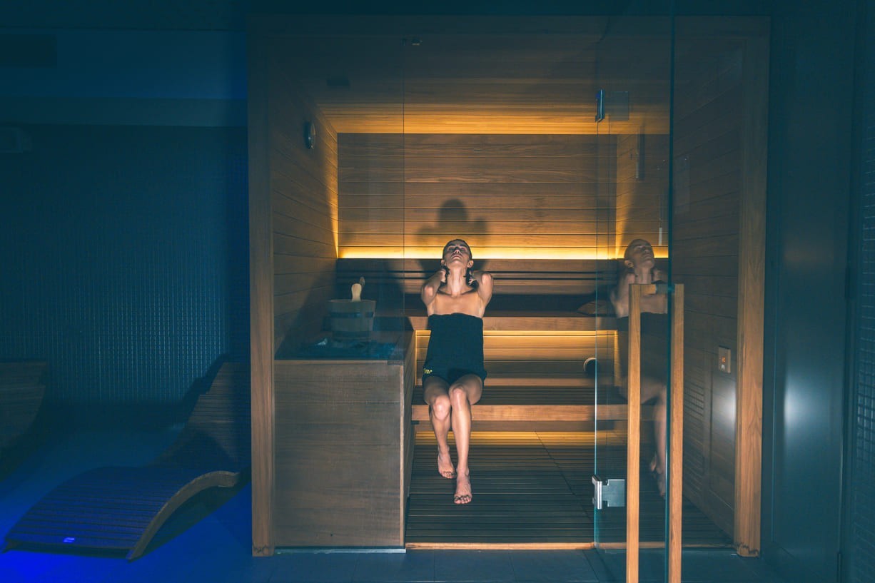 Area wellness sauna relax spogliatoi palestra Freetime Monteverde