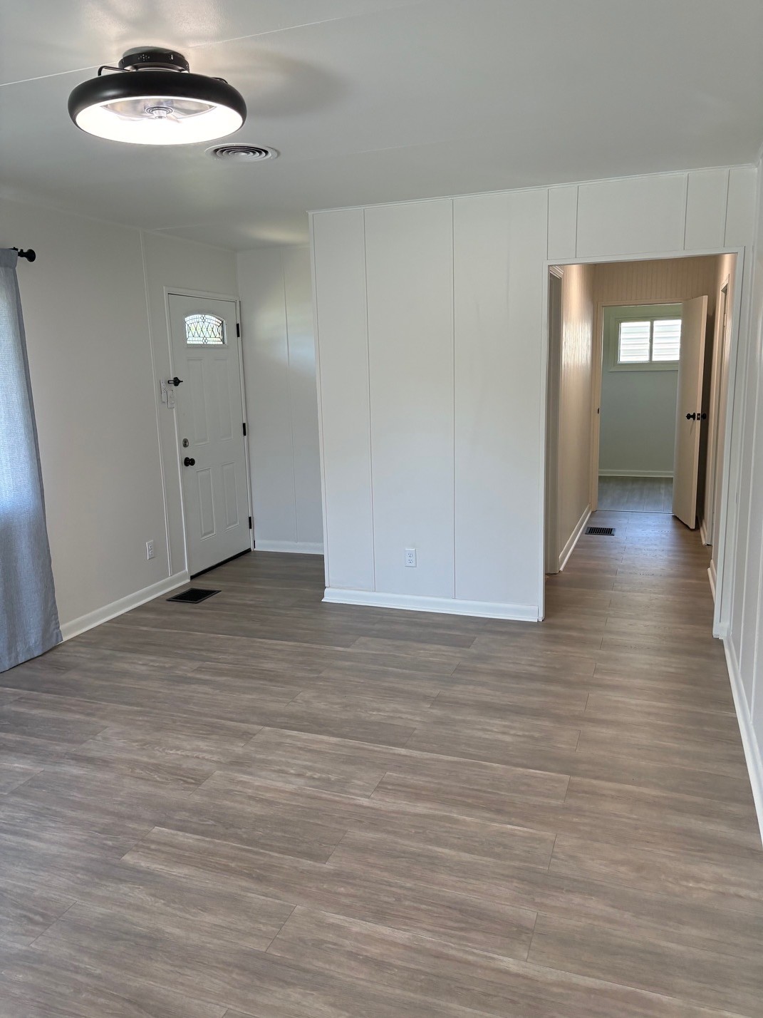 Clean renovated interior