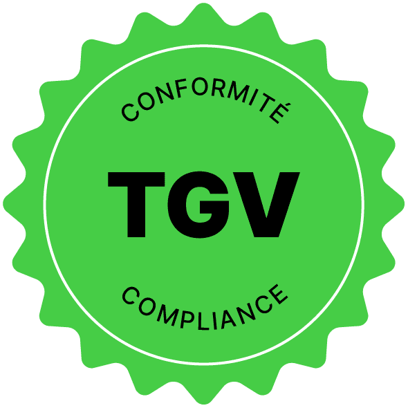 Icône de conformité TGV Québec