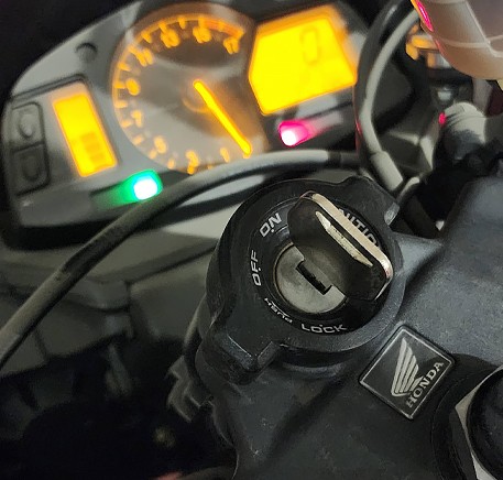 Honda motorcycle ignition repair and key service by CarKeyAction in Calgary.