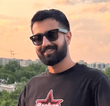 a man smiling for the camera