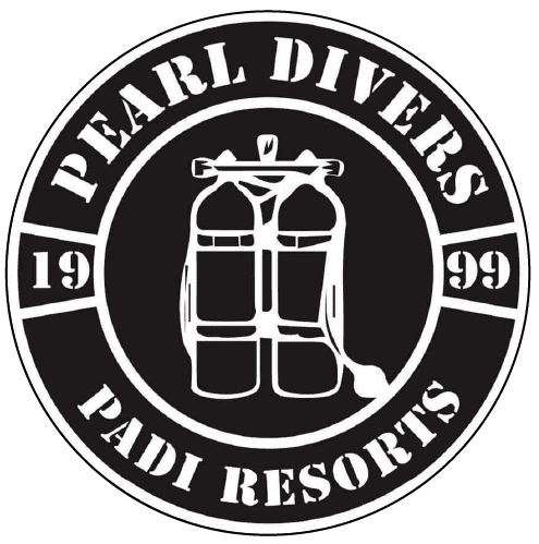Pearl divers scuba diving center sri lanka company logo
