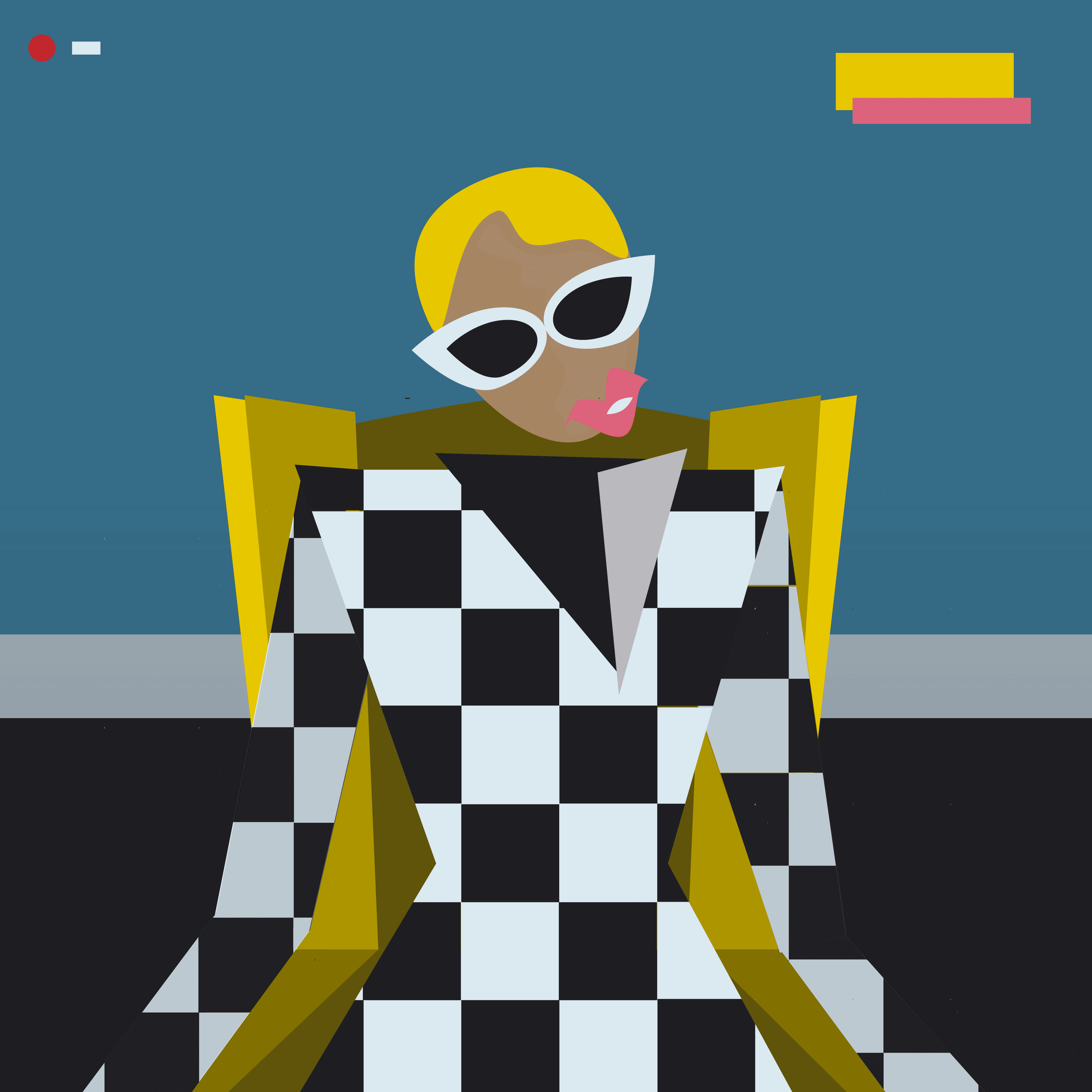 Graphic reinterpretation of Cardi B's debut album cover.