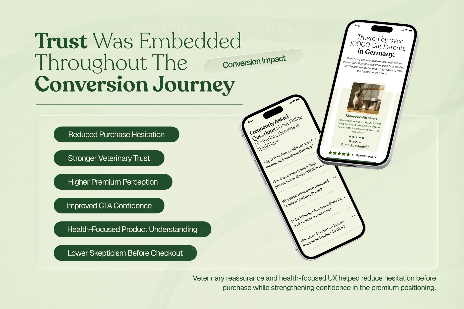 Veterinary trust architecture for premium pet ecommerce website design