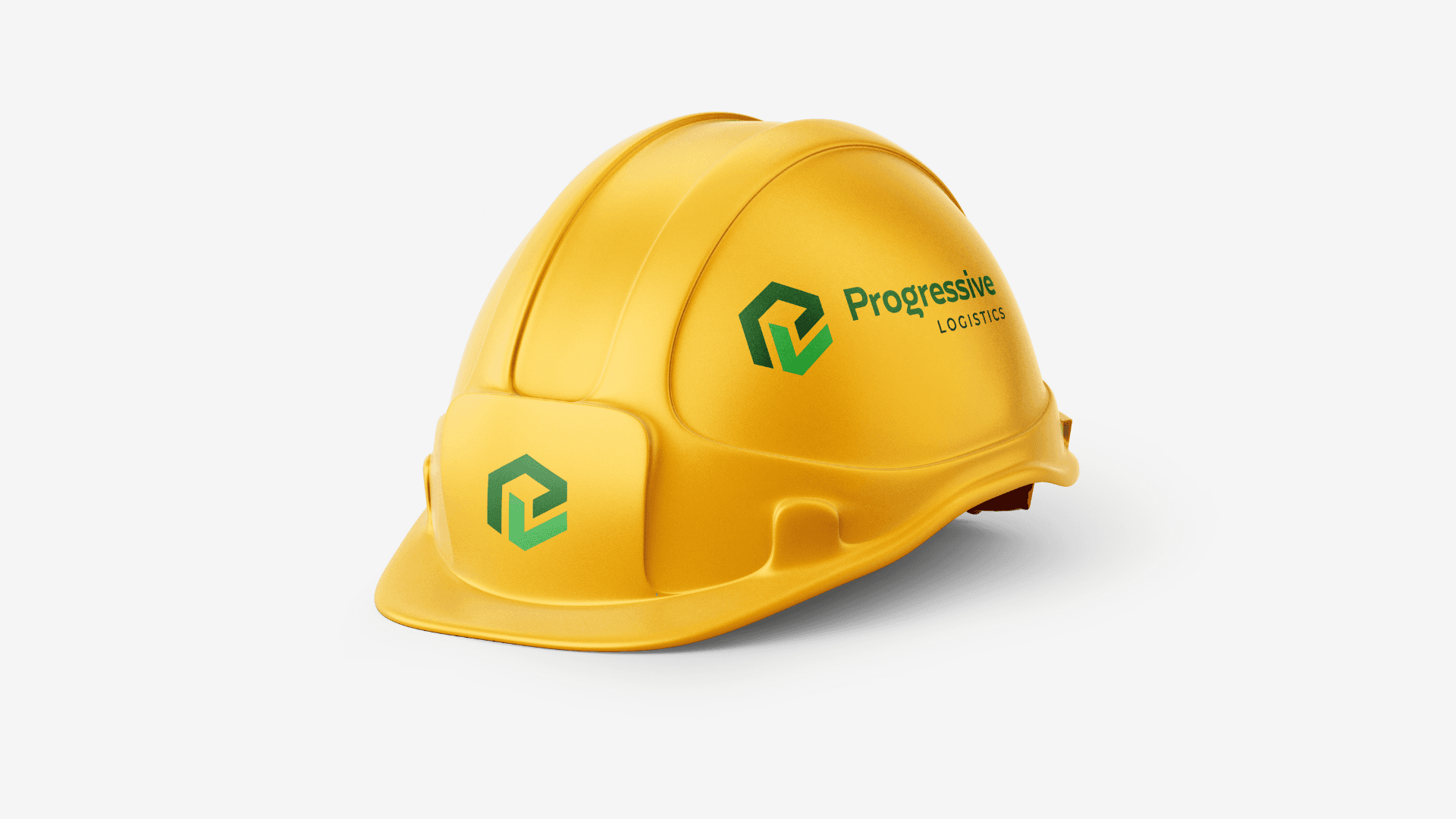 Progressive Logistics Hard Hat Mockup