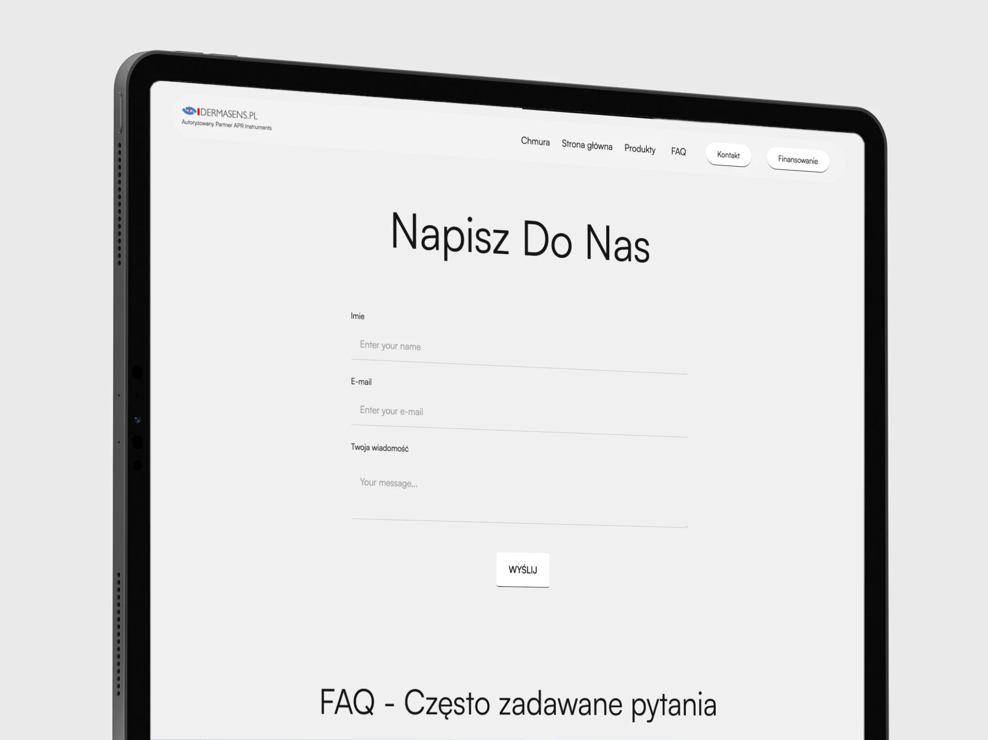 Formularz kontaktowy