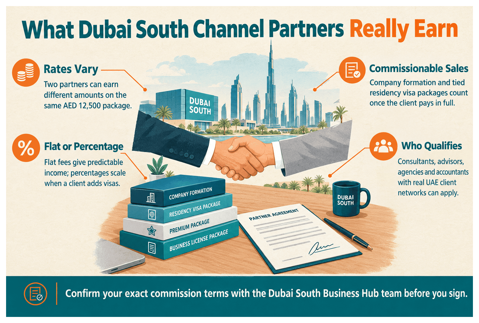 Infographic: What Commission Do Dubai South Channel Partners Earn