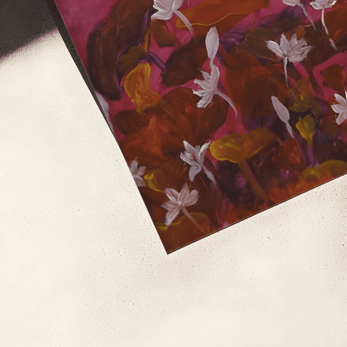 premium art poster and canvas prints, with originals available, from QART , of the artwork " Lily Sunset "