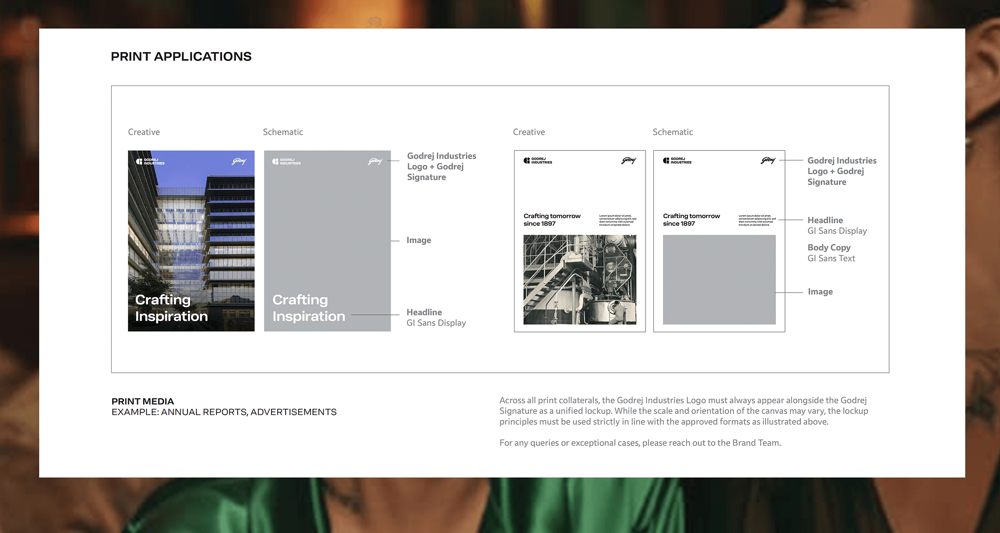 Brand guidelines for Godrej Industries
