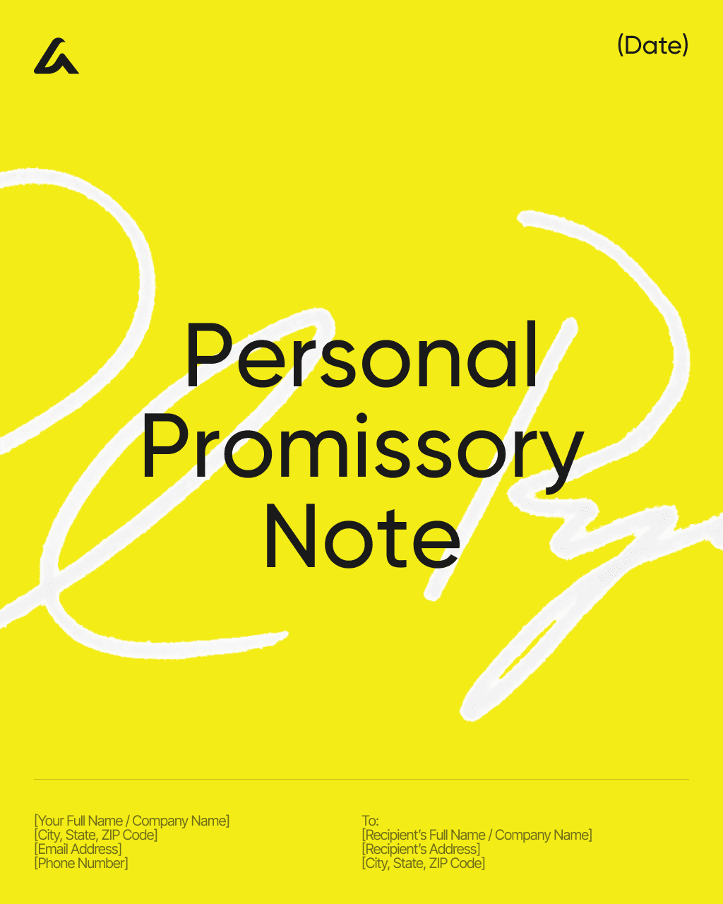Personal Promissory Note