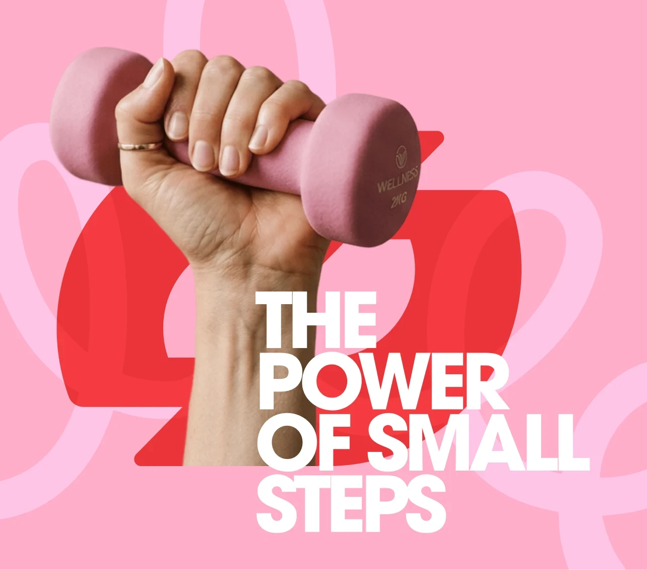 Minimal visual, warm highlights